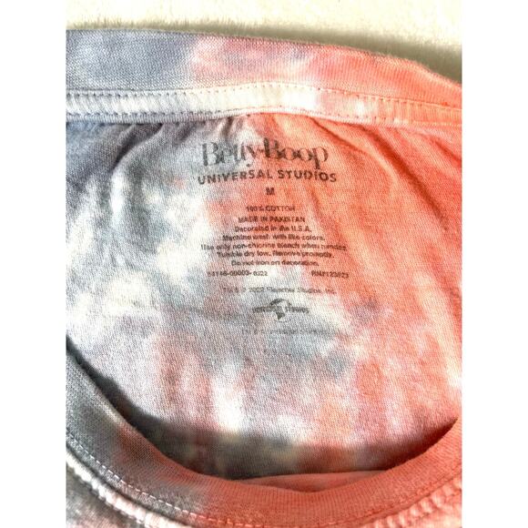 Betty Boop Tie Dye Crop Top “Classy & Sassy” Long Sleeve M - Picture 6 of 6